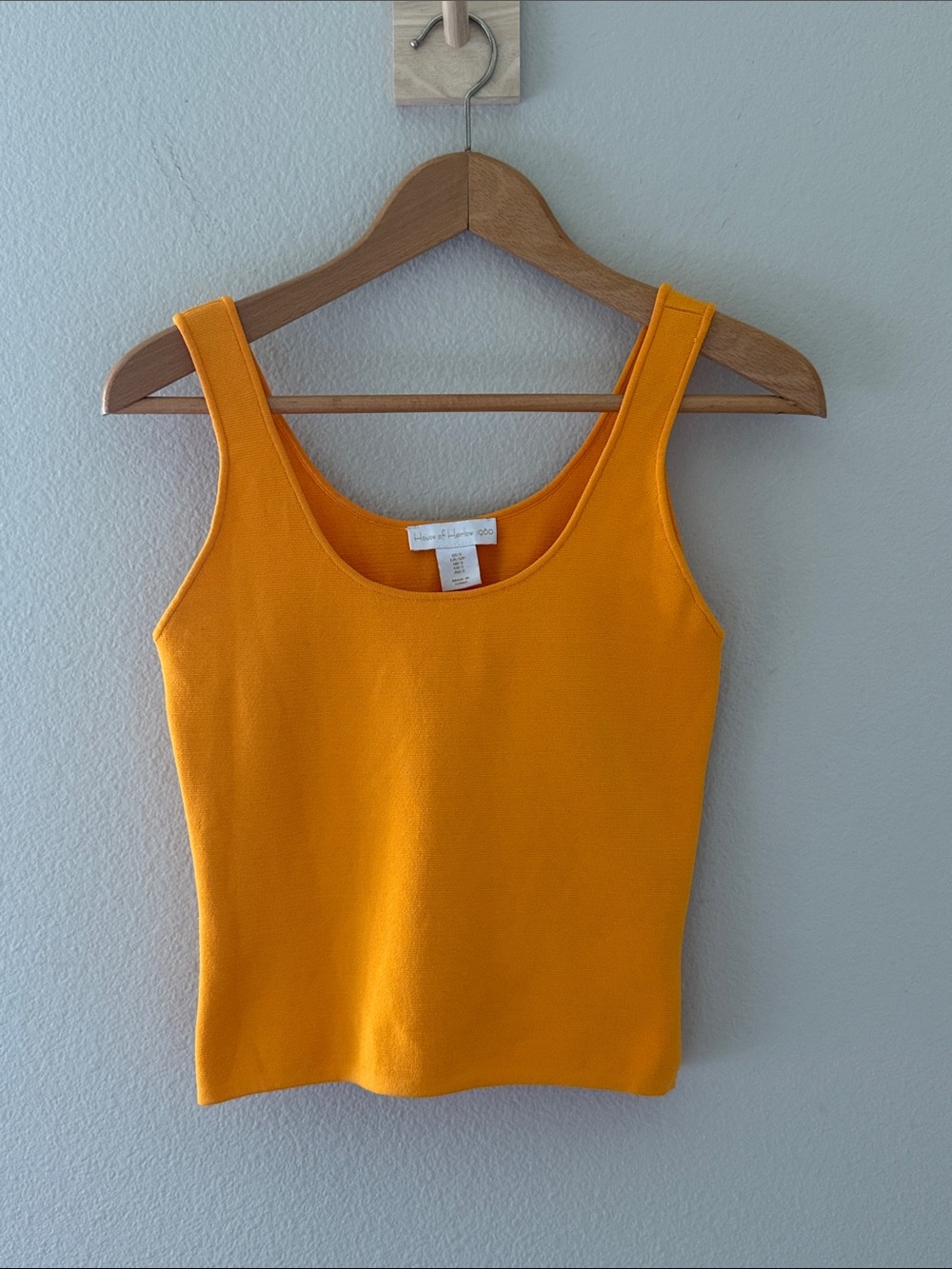 House of Harlow 1960 Tank Top in Bright Orange Size Small